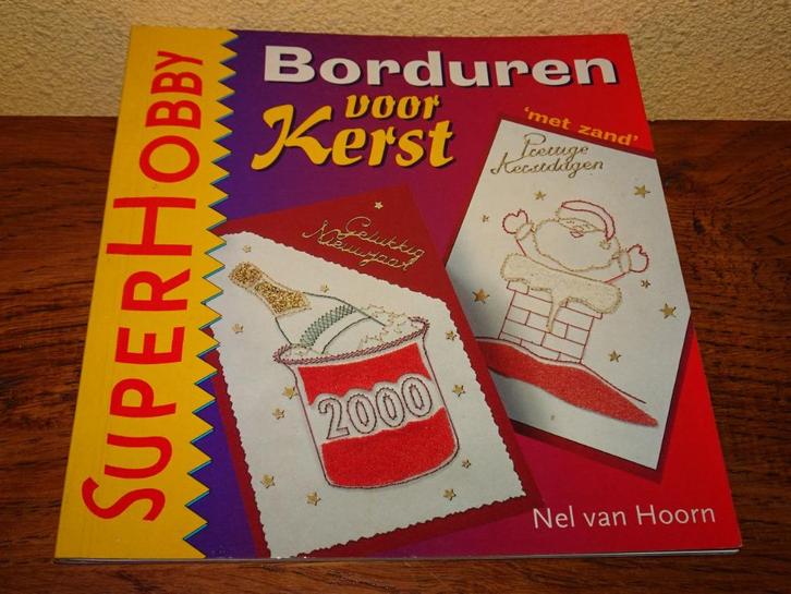 Borduren op kaarten voor Kerst door Nel van Hoorn, Hobby en Vrije tijd, Kaarten | Zelf maken, Zo goed als nieuw, Overige typen