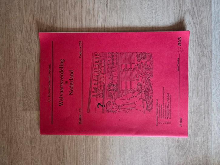 Jaap Vlaming - Welvaartsverdeling in Nederland, Boeken, Schoolboeken, Zo goed als nieuw, Nederlands, Overige niveaus, Ophalen of Verzenden