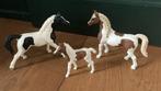 Schleich - pinto Arabier familie: hengst, merrie en veulen, Ophalen of Verzenden, Zo goed als nieuw, Jongen of Meisje