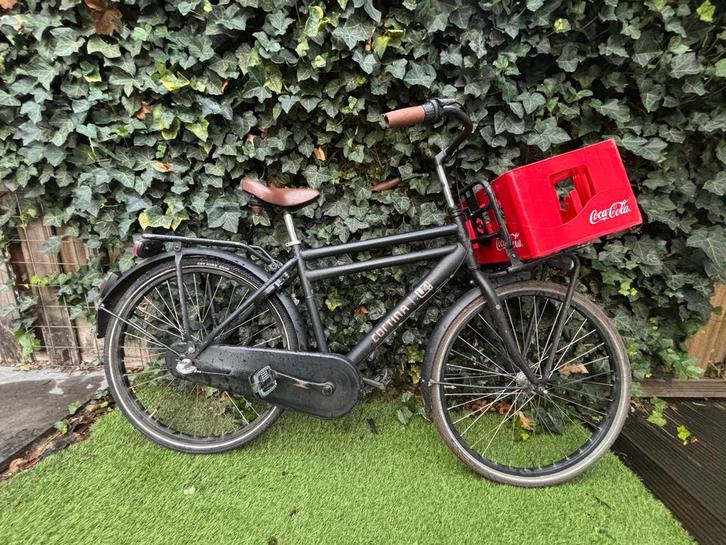 Fiets met bakje, Fietsen en Brommers, Fietsen | Heren | Sportfietsen en Toerfietsen, Gebruikt, Overige merken, Minder dan 10 versnellingen