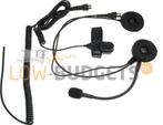 PRO 22 Motorhelm Speakermicrofoon Set met K-Plug, Verzenden