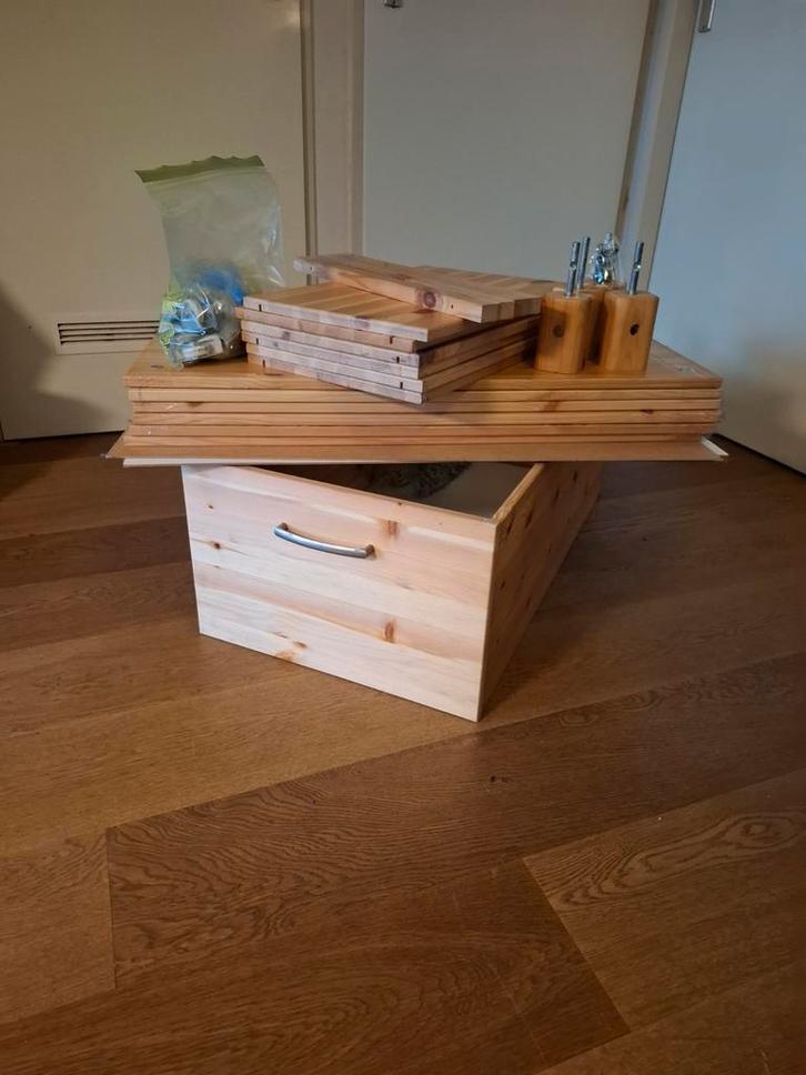 4! grote opberglades voor Flexabed, Kinderen en Baby's, Kinderkamer | Bedden, Gebruikt, 180 cm of meer, Ophalen