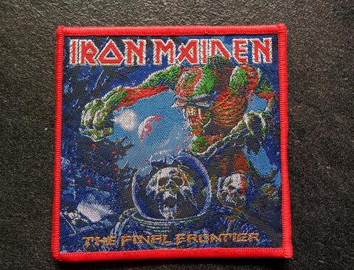 Iron Maiden vrij mooie final frontier ltd edition patch 295, Verzamelen, Muziek, Artiesten en Beroemdheden, Nieuw, Kleding, Verzenden