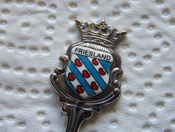 Lepeltje Wapen Provincie Friesland (porselein) beschikbaar voor biedingen