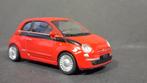 Fiat 500 Rood 1:43 Welly Pol, Zo goed als nieuw, Verzenden