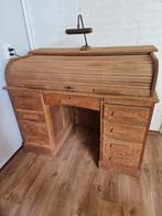 Vintage Rolluikbureau met Opbergruimte, Ophalen, Gebruikt, Bureau