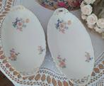 2 brocante serveerschaaltjes, Ophalen of Verzenden