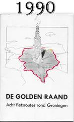 pl51  De Golden Raand Fietskaart / Plattegrond Groningen, Gelezen, Ophalen of Verzenden, Landkaart, 1800 tot 2000