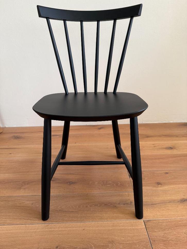 FDB Møbler - J46 stoel, Huis en Inrichting, Stoelen, Zo goed als nieuw, Eén, Hout, Zwart, Ophalen