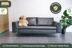 Refurbished Montel 2,5 zits leer | Garantie, -, Verzenden, Driepersoons, 75 tot 100 cm