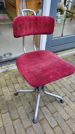 Vintage Gispen bureaustoel 353 - rood, Huis en Inrichting, Bureaustoelen, Gebruikt, Ophalen of Verzenden, Bureaustoel, Rood