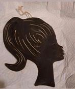 Vintage jaren 50'60 wandhoofdje dames., Antiek en Kunst, Ophalen of Verzenden