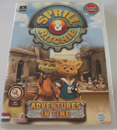 PC Game *** SPRILL & RITCHIE *** Adventures in Time, Spelcomputers en Games, Games | Pc, Zo goed als nieuw, Puzzel en Educatief