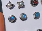 Vanoli 925 zilveren oorbellen / oorknopjes met maansteen, Sieraden, Tassen en Uiterlijk, Oorbellen, Daiva1973@hotmail.com, Vanoli