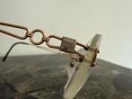 Henry Jullien Vintage Leesbril Goud, Overige merken, Gebruikt, Verzenden, Geel