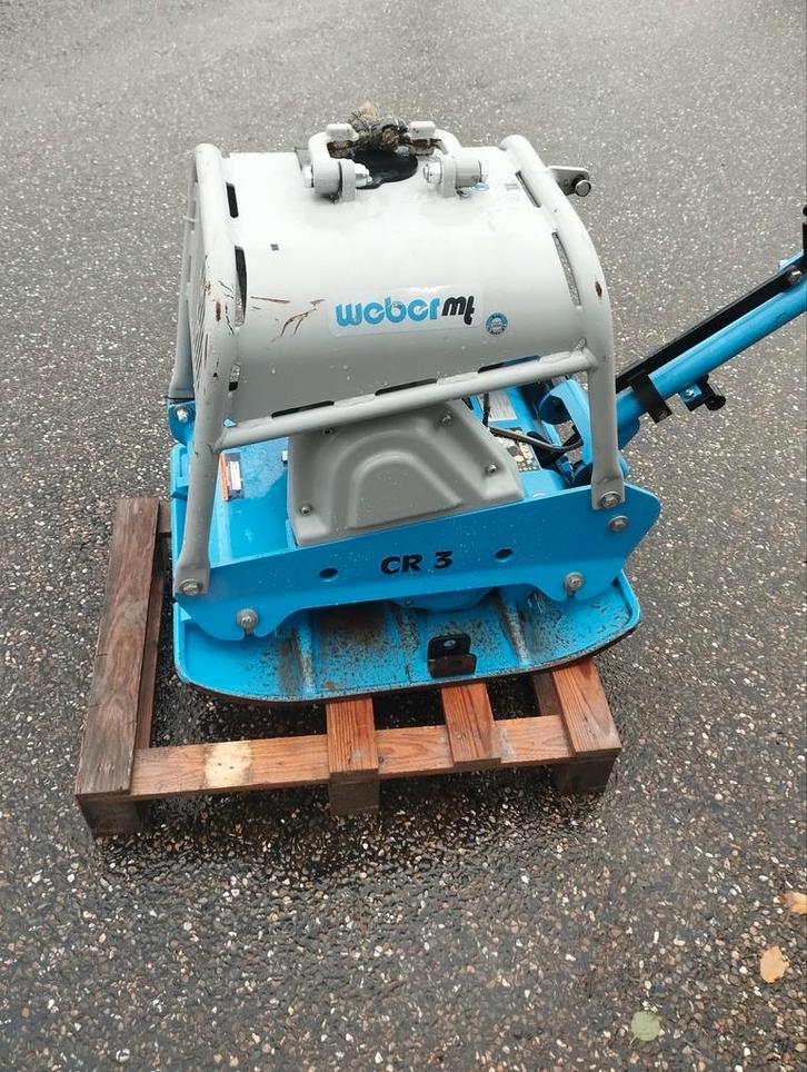 Weber cr 3 trilplaat ( bomag Wacker stratenmaker ) wegenbouw, Tuin en Terras, Hand-tuingereedschap, Zo goed als nieuw, Ophalen of Verzenden
