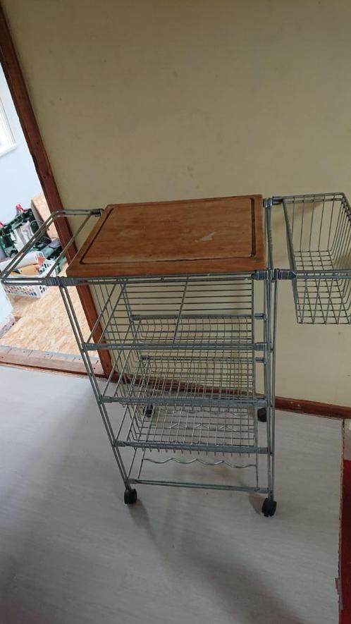 Trolley / opbergrek, Huis en Inrichting, Keuken | Keukenelementen, Gebruikt, Minder dan 100 cm, 50 tot 100 cm, 25 tot 50 cm, Ophalen