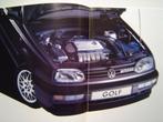 Brochure Volkswagen Golf III VR6, Ophalen of Verzenden, Zo goed als nieuw, Volkswagen