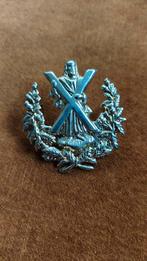 Originele WW2 Officier Cameron Highlanders capbadge., Ophalen of Verzenden, Landmacht, Engeland, Embleem of Badge