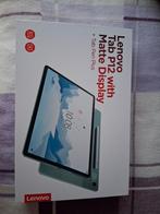 Lenovo Tab P12 met Matte display met blauw hoesje+toetsenbor, 12 inch, Ophalen of Verzenden, Zo goed als nieuw, Tab
