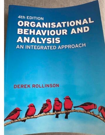 Organisational Behaviour and Analysis (Hotelschool) beschikbaar voor biedingen