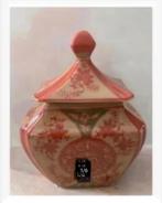 Porselein brocante Chinese pot, met deksel, Antiek en Kunst, Antiek | Porselein, Ophalen of Verzenden