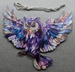 Uil Hanger Acryl - 20x17.6cm, Met hanger, Kunststof, Overige kleuren, Nieuw