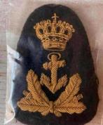 Marine Oude Pet Embleem Adelborst, Verzamelen, Militaria | Algemeen, Verzenden, Marine, Nederland, Embleem of Badge