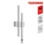 Telefunken Graz 313006TF wandlamp ip44 2x4W NIEUW, Huis en Inrichting, Nieuw, Metaal, Modern, Ophalen of Verzenden