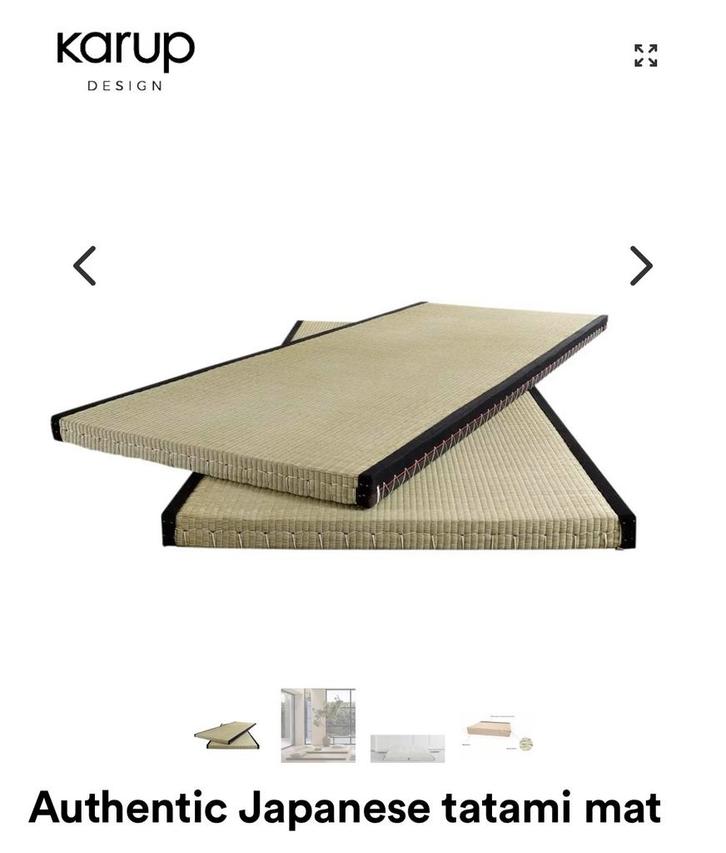 Tatami + Futon, Huis en Inrichting, Slaapkamer | Bedden, Zo goed als nieuw, Eenpersoons, 90 cm, 200 cm, Overige materialen, Overige kleuren