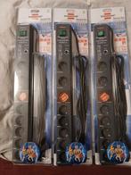 Secure-Tec Stekkerdoos 8-voudig  3STUK SAMEN, Doe-het-zelf en Verbouw, Ophalen, Nieuw