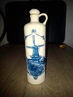 Delfts blauwe jeneverfles met molen, Antiek en Kunst, Antiek | Vazen, Ophalen