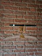 Vintage kapstok en spiegel!! Glas en goudkleurig, Zo goed als nieuw, Minder dan 100 cm, Hout, Ophalen