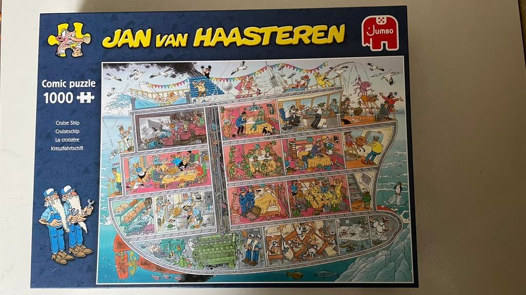 Jan van Haasteren Cruiseschip, Ophalen of Verzenden, 500 t/m 1500 stukjes, Zo goed als nieuw