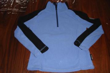 Yep yep paarse fleece ski trui sweater maat 122-128! beschikbaar voor biedingen