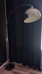 Booglamp zilver met antraciet voet, Huis en Inrichting, Lampen | Vloerlampen, Ophalen, 150 tot 200 cm