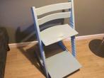 Stokke tripp trapp kinderstoel lichtblauw, Ophalen, Gebruikt, Meegroeistoel