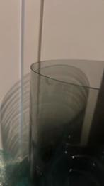 Grote zwarte windlichten - 40 cm hoog, Gebruikt, 25 tot 50 cm, Zwart, Ophalen of Verzenden