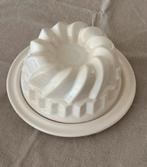 Vintage Puddingvorm met Bord, Ophalen of Verzenden, Zo goed als nieuw