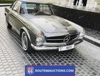 Mercedes 280 SL Coupe | Route 66 Auctions, Auto's, Oldtimers, Bedrijf, Zilver of Grijs, Coupé, Lederen bekleding