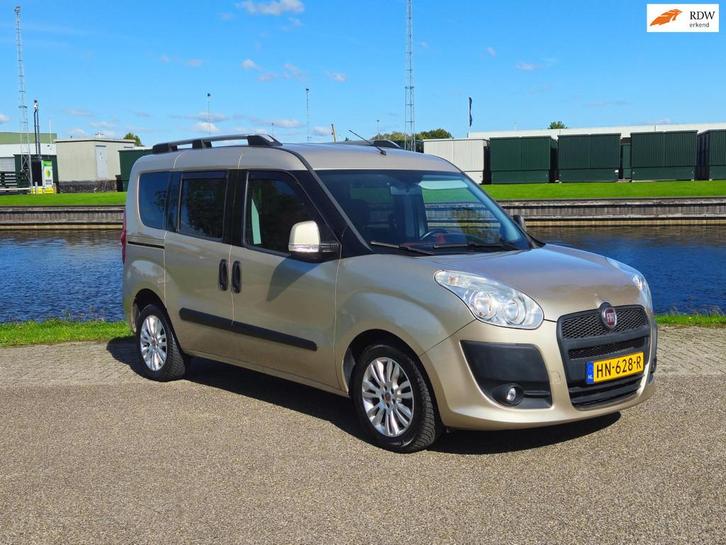 Fiat Doblò 1.4 T-Jet CNG Dynamic*CNG*TREKHAAK*CRUISE CONTRO, Auto's, Fiat, Bedrijf, Te koop, Doblo, ABS, Airbags, Airconditioning
