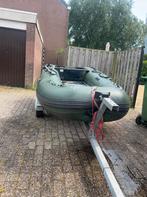 Te koop rubberboot op trailer, Watersport en Boten, Ophalen, Zo goed als nieuw, Benzine, Minder dan 70 pk