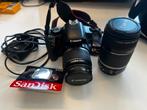 Canon Eos 450D kit + zoomlens 55-250 + cameratas, Ophalen, Canon, 8 keer of meer, A