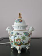 Parfumlamp Chinees decor, 20 x 16 cm, werkende verlichting, Antiek en Kunst, Antiek | Porselein, Ophalen of Verzenden
