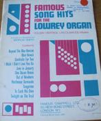 bladmuziek van bekende songs voor het Lowrey orgel, Orgel, Gebruikt, Ophalen of Verzenden, Thema