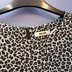 Anna van Toor grijs zwart luipaard print jurk mt 44 L 39442, Anna van Toor, Anna van Toor, ., Maat 42/44 (L)