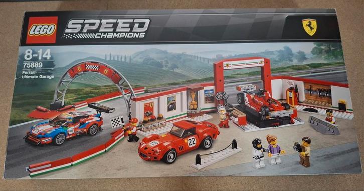 LEGO Speed Champions Ferrari Ultieme Garage 75889, Kinderen en Baby's, Speelgoed | Duplo en Lego, Zo goed als nieuw, Lego, Complete set