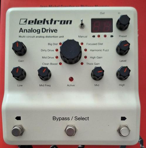 Elektron Analog Drive – analoge distortion/filter unit, Muziek en Instrumenten, Effecten, Zo goed als nieuw, Ophalen