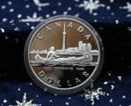 Canada - Silver Dollar 1984 in Proof, Postzegels en Munten, Munten | Amerika, Zilver, Losse munt, Verzenden, Noord-Amerika
