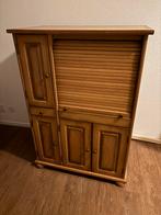 Houten computerkast met roldeur, Huis en Inrichting, Kasten | Computermeubels, Ophalen, Gebruikt, 70 tot 120 cm, 70 tot 120 cm